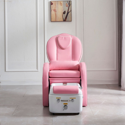 صندلی اسپا پدیکور ماساژور جت آب مصنوعی چرم مصنوعی صندلی تاتو مانیکور قابل تنظیم